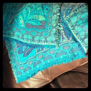 Pashmina silk scarf